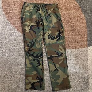 HUF Men's L Drawstring Camo Pants 34x31 Excellent